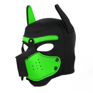 Neoprene Puppy Hood - Green