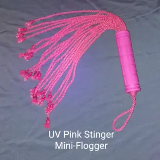 Primal Desires UV Pink Stinger Mini-Flogger