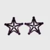 Primal Desires Screw In Star Nipple Clamps - Neon Purple (Large)