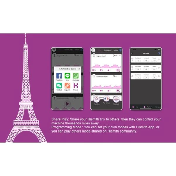 Hismith Premium Sex Machine Remote and App