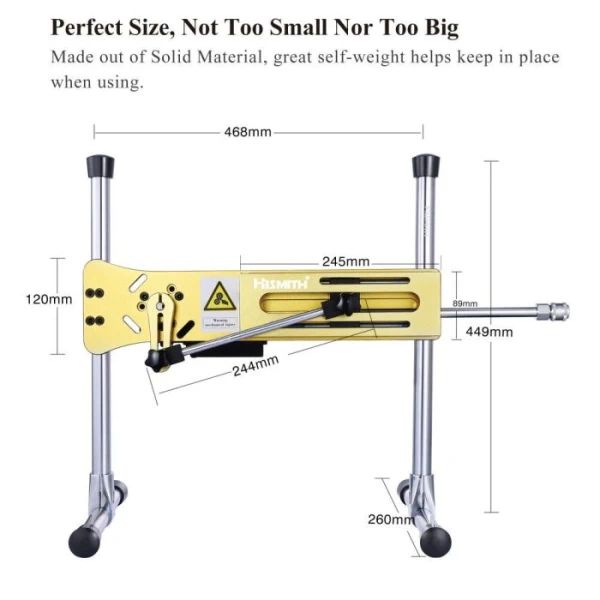 Hismith Premium Sex Machine Remote and App - Gold