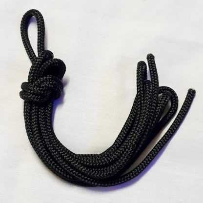Primal Desires - 6mm Polyester Double Braided Shibari Rope - Pitch Black Rope