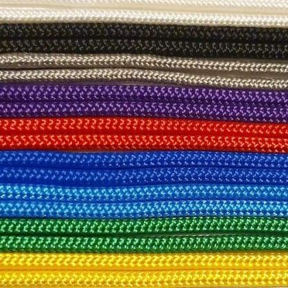 6mm Polyester Double Braided Shibari Rope - Standard Colours Single Lengths