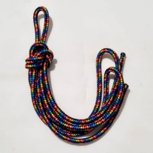 Primal Desires 6mm Dark Rainbow Polyester Double Braided Shibari Rope - Kits