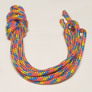Primal Desires 6mm Polyester Double Braided Shibari Pride Rope (Pansexual) - Kits